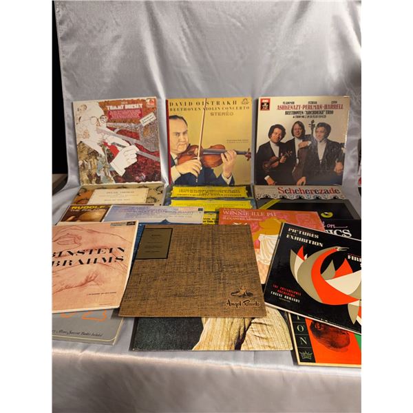Classical and Jazz Vinyl Records Including Beethoven, Scheherazade, and More
