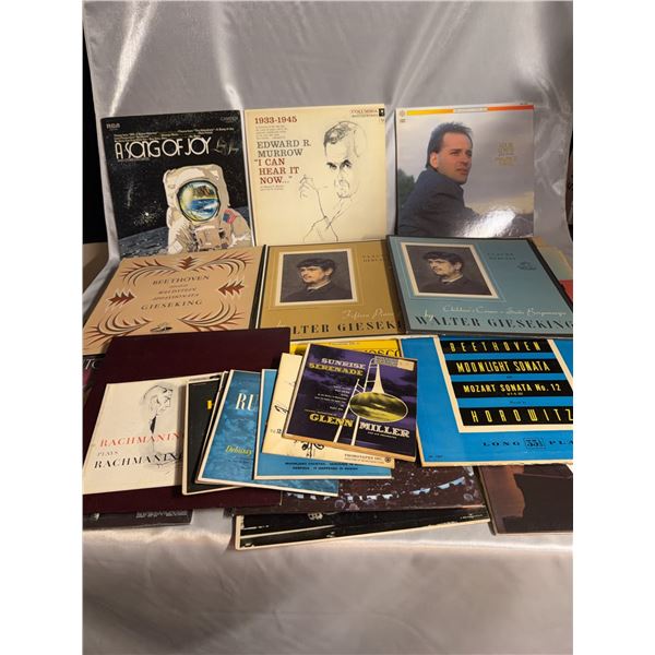Classical & Jazz LP Records Including Gieseking, Glenn Miller, Horowitz