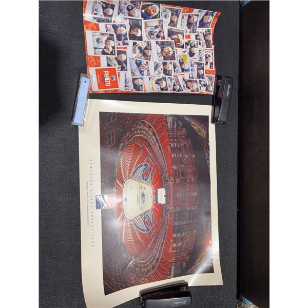 Edmonton Oilers 2016 Opening Night Arena Poster and Player Photo Collage