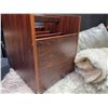 Image 2 : Wooden Magazine Rack, Faux Fur Rug, and Decorative Throw Pillows Set