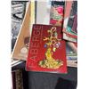 Image 5 : Lot: Knitting Patterns, Fabergé Booklet, Red Box, Silver-Tone Keepsake Box