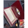 Image 7 : Lot: Knitting Patterns, Fabergé Booklet, Red Box, Silver-Tone Keepsake Box