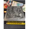 Image 9 : Lot: Knitting Patterns, Fabergé Booklet, Red Box, Silver-Tone Keepsake Box