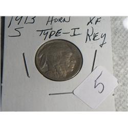 1913-S BUFFALO NICKEL