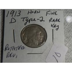 1913-D BUFFALO NICKEL