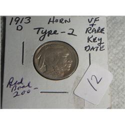1913-D BUFFALO NICKEL