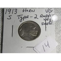 1913-S BUFFALO NICKEL