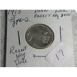 1913-S BUFFALO NICKEL