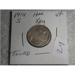 1914-S  BUFFALO NICKEL