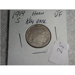 1914-S  BUFFALO NICKEL