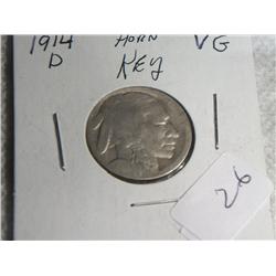 1914-D  BUFFALO NICKEL