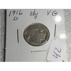 1916-D BUFFALO NICKEL
