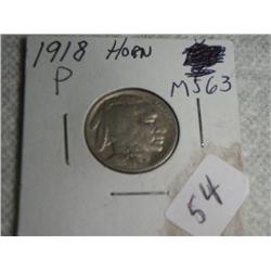 1918-P BUFFALO NICKEL