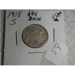 1918-S BUFFALO NICKEL