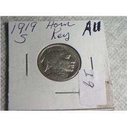 1919-S BUFFALO NICKEL