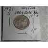 Image 1 : 1921-S BUFFALO NICKEL