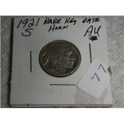 1921-S BUFFALO NICKEL
