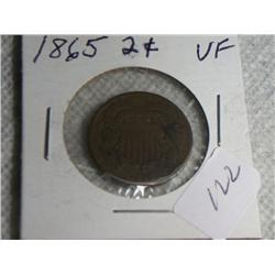1865 2 CENT 