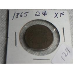 1865 2 CENT 