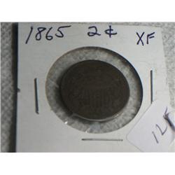 1865 2 CENT 