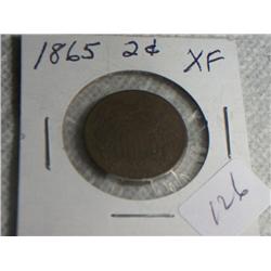 1865 2 CENT 