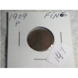 1909-P LINCOLN CENT