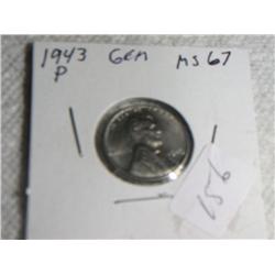 1943-P LINCOLN CENT