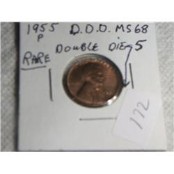 1955-P LINCOLN CENT