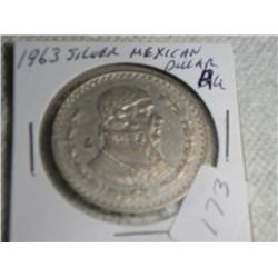 1963 MEXICAN DOLLAR