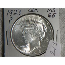 1923-P PEACE DOLLAR