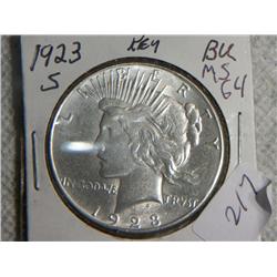 1923-S PEACE DOLLAR