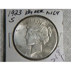 1923-S PEACE DOLLAR