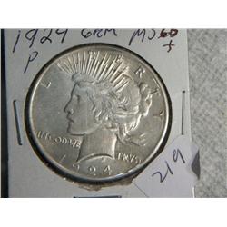 1924-P PEACE DOLLAR