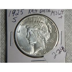 1925-S PEACE DOLLAR