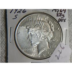 1926-S PEACE DOLLAR