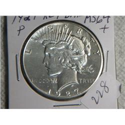 1927-P PEACE DOLLAR