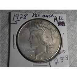 1928-S PEACE DOLLAR