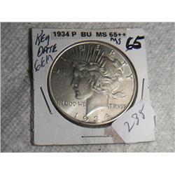 1934-P PEACE DOLLAR