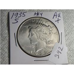 1935-S PEACE DOLLAR
