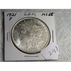 1921-P MORGAN DOLLAR