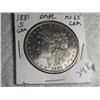 Image 1 : 1881-S MORGAN DOLLAR