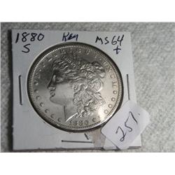 1880-S MORGAN DOLLAR