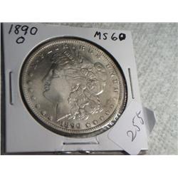 1890-O MORGAN DOLLAR