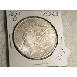 1885-O MORGAN DOLLAR
