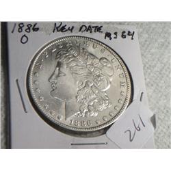 1886-O MORGAN DOLLAR