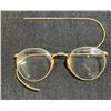 Image 1 : Antique Round Gold-Tone Spectacles With Protective Hard Case