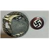 Image 1 : WWII Era German Replica Pins, Including Medal and Swastika Enamel Badge