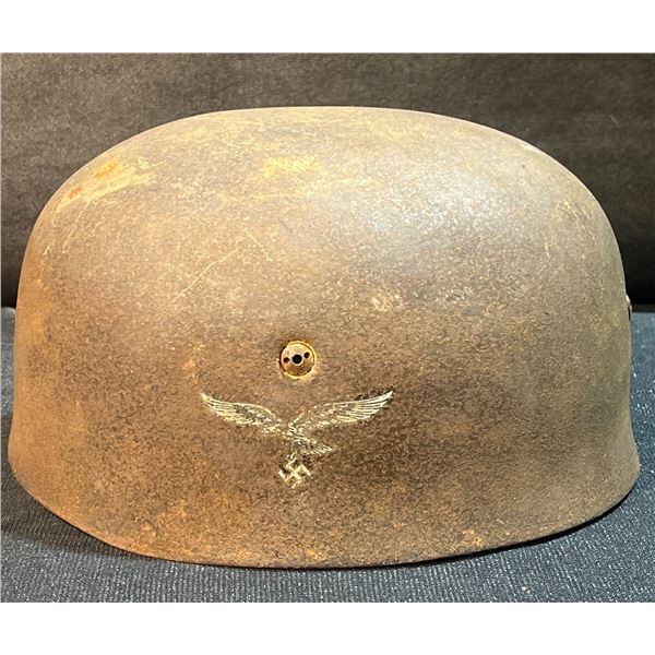 Replica German Fallschirmjäger Paratrooper Helmet with Luftwaffe Eagle and Shield Decals