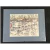 Image 2 : William Bonnetplume Signed Winter Scene Print with Dogsled