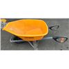 Image 1 : True Temper 009931VB Poly Push Wheelbarrow w/ Metal Loop Handles